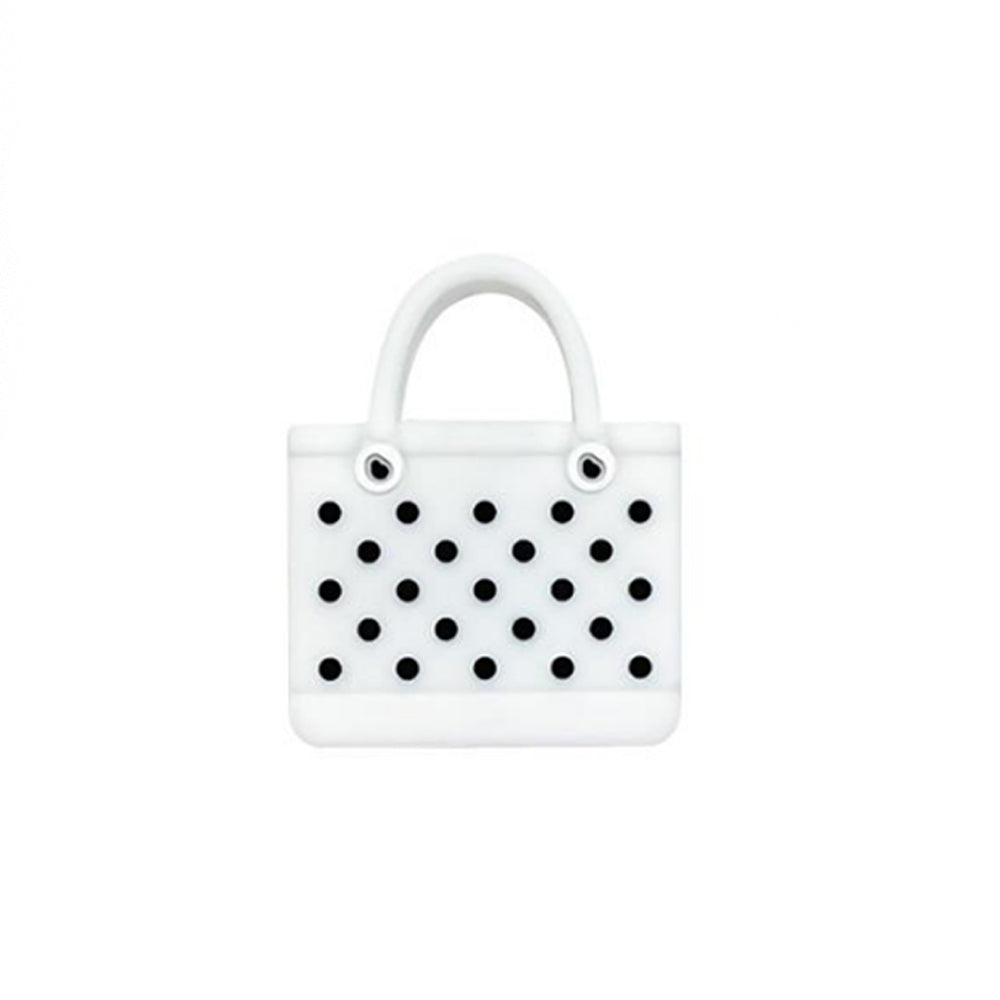 Wholesale 10pcs Solid Color Beach Bag Silicone Beads